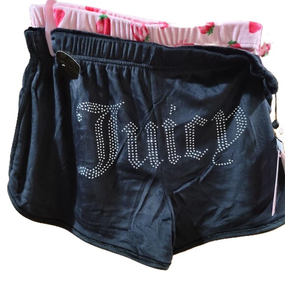 Juicy Couture 2 pack Pajama shorts Size Medium (NWT) - Picture 8 of 8